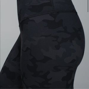 Lululemon High Times Pant Savasana Camo Black Soot